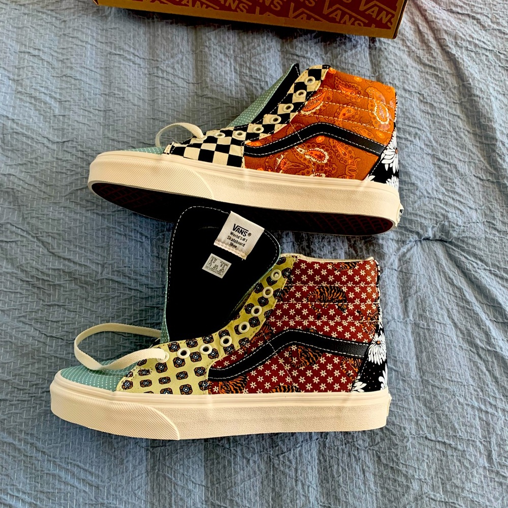 Vans high top sneakers. Unisex. Size 8 NWT. Urban Outfitters. New. Never used.